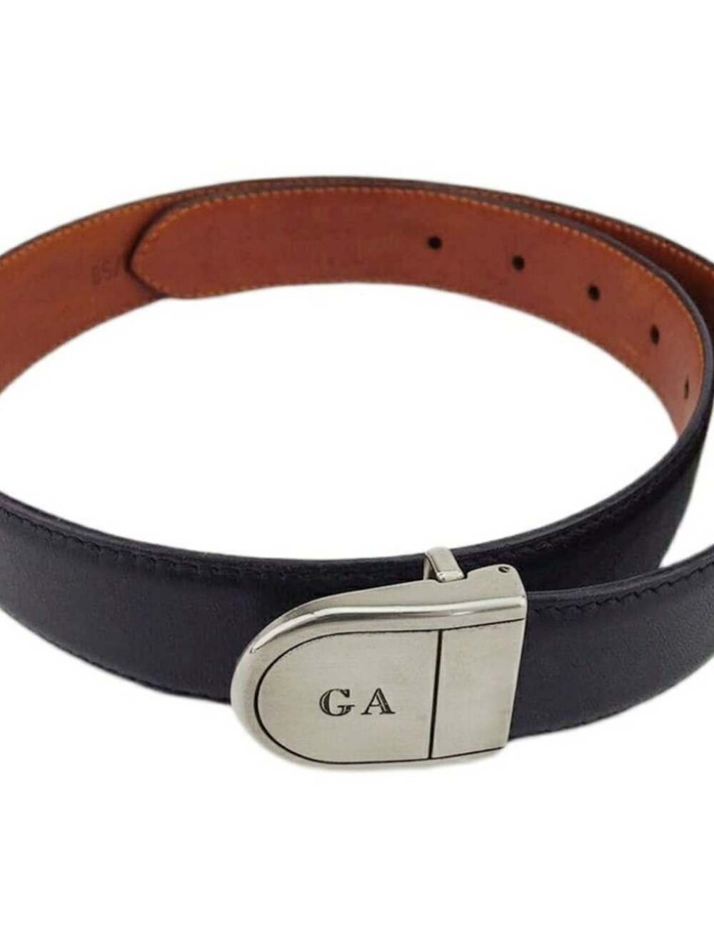 GIORGIO ARMANI belt black Women Authentic secondhand
